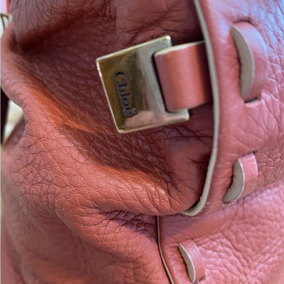 SOLD!!! Chloe Cognac Leather Tote Bag - Picture 8 of 15